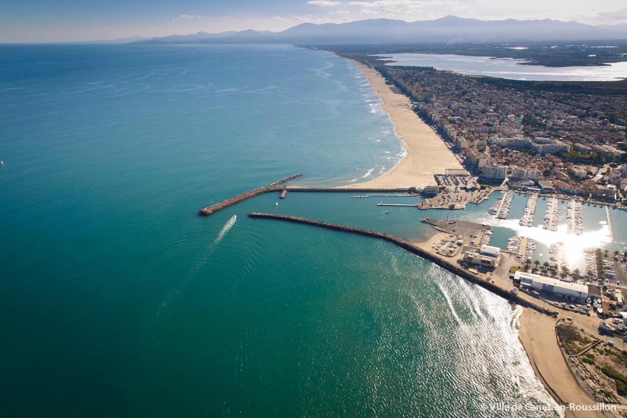 "Eden" Exceptionnel! Vue Mer 10M De La Plage Parking Prive Gratuit A 100M Canet-en-Roussillon Exterior foto